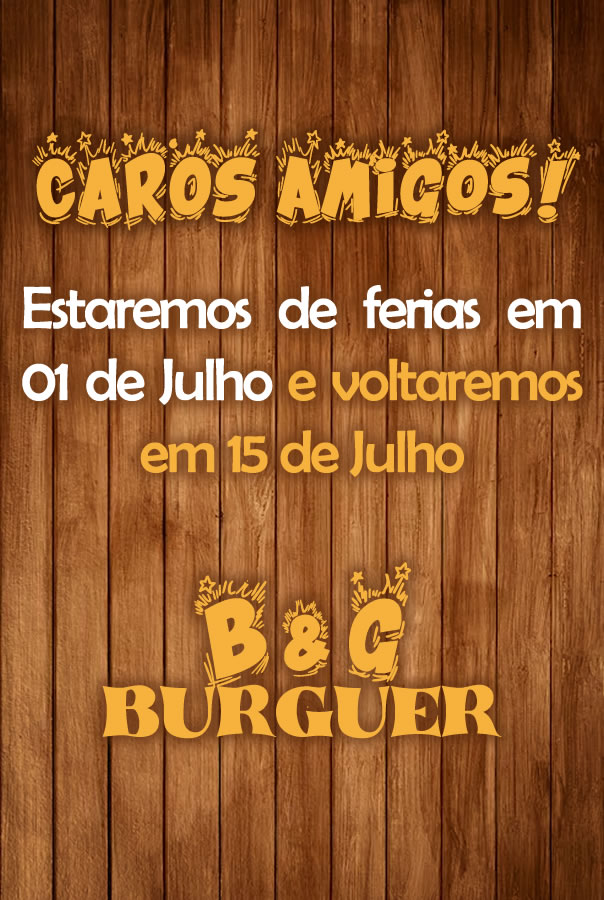 AVISO DE FÉRIAS!